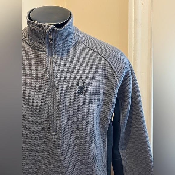 Spyder Half Zip Mens Medium Outbound Midweight Core Sweater 507380 Corpcore - Picture 1 of 11